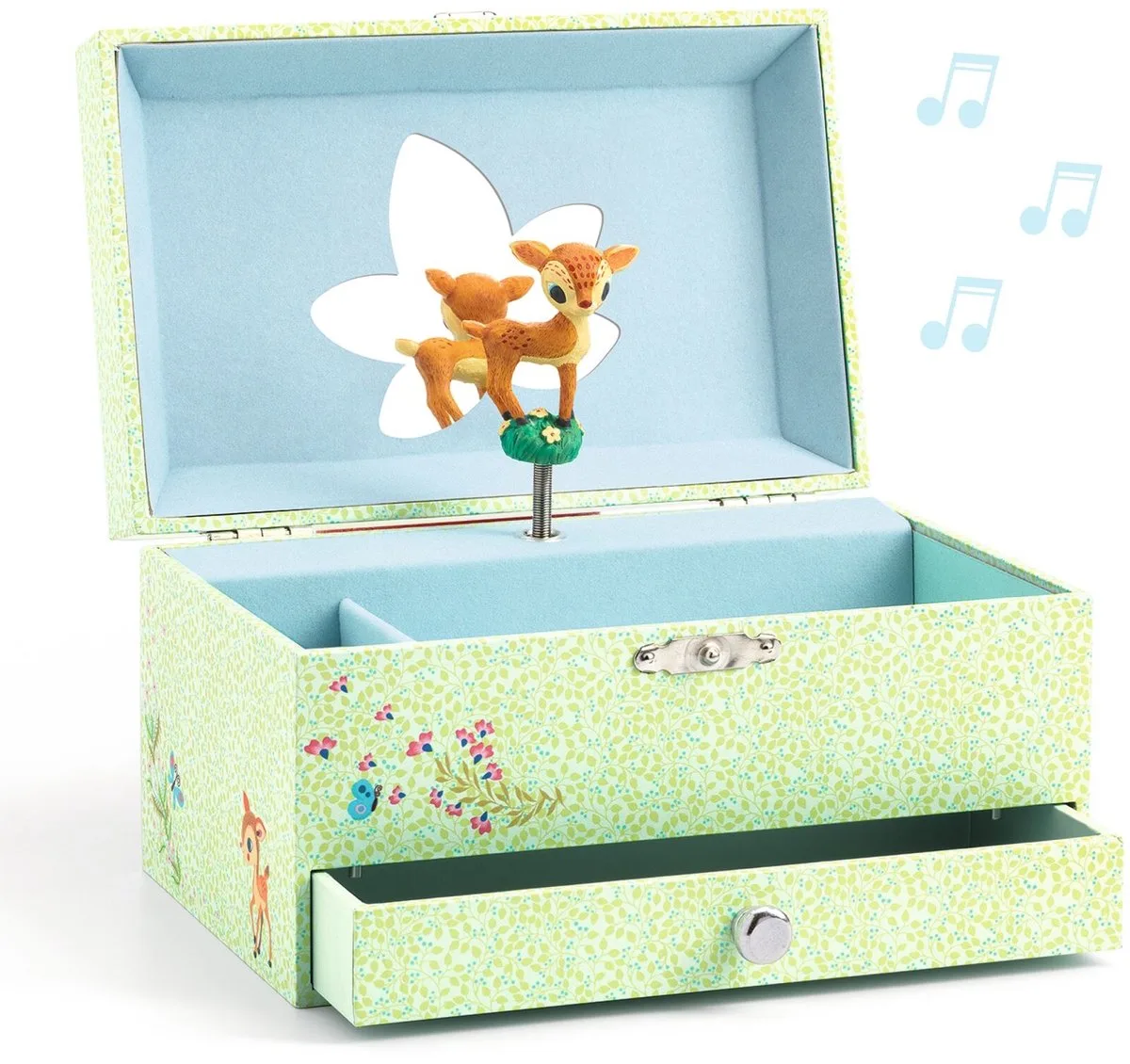muziekdoosje juwelendoos Bambi - FSC MIX - kindercadeau. van Djeco in Hertenjong – productfoto