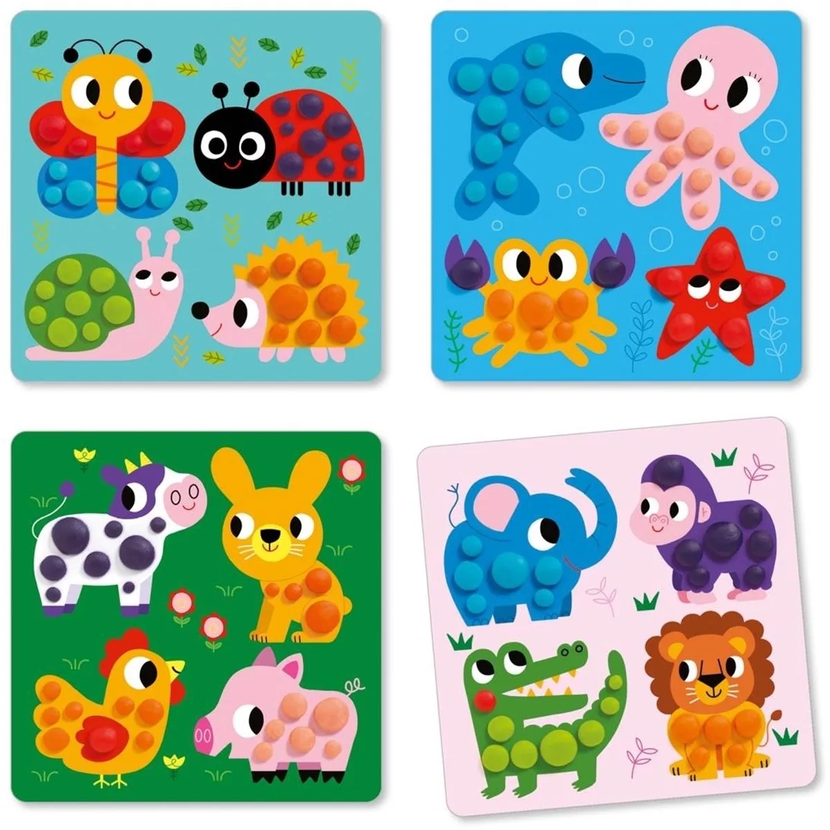Plasticine - dierencirkels by Djeco in Multicolour – product photo
