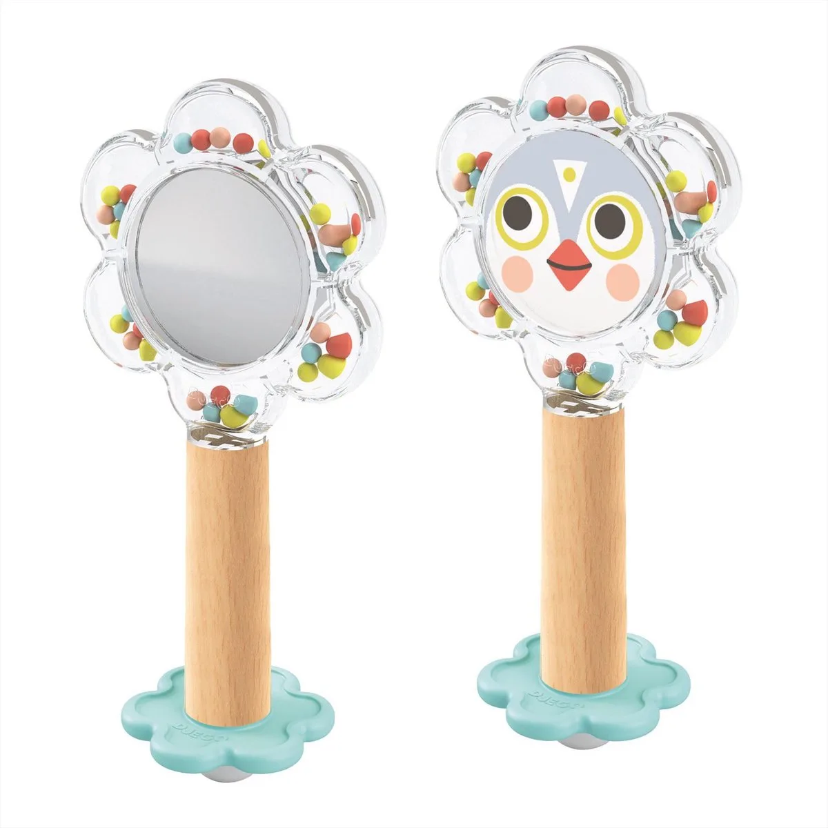 Rammelaar 'BabyFlower' von Djeco in Mehrfarbig – Produktfoto