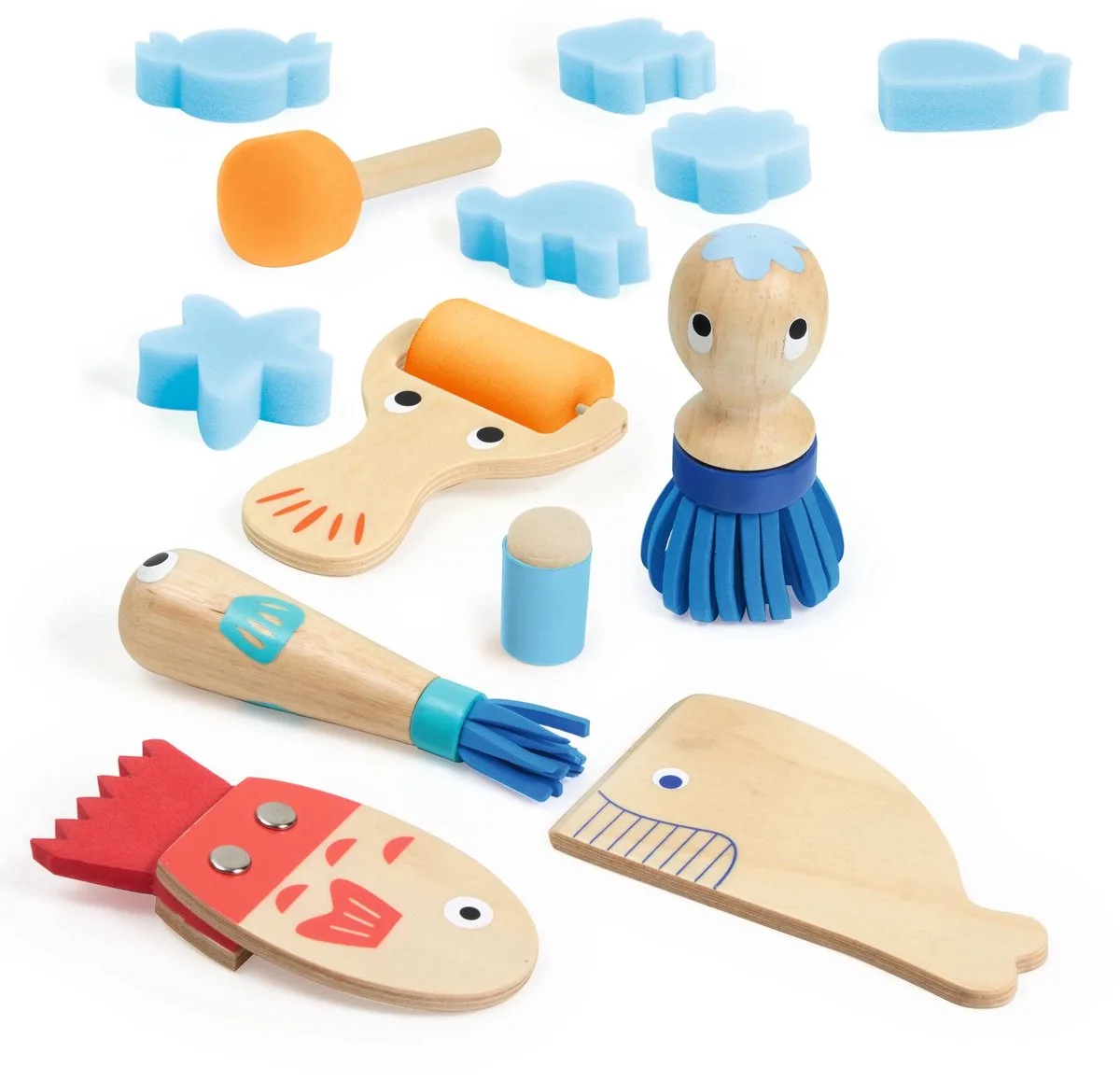 schildergereedschap creatief schilderen voor kinderen. by Djeco in Multicolour – product photo