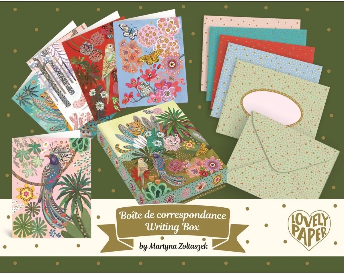 schrijfset Martyna writing set van Djeco in Meerkleurig – productfoto