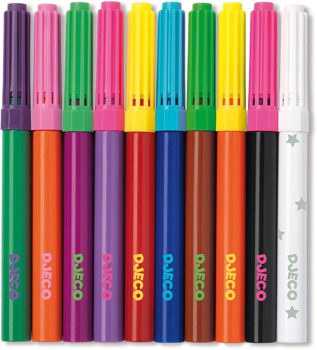 Set 10 Magische Kleurstiften fra Djeco i Flerfarvet – produktbillede