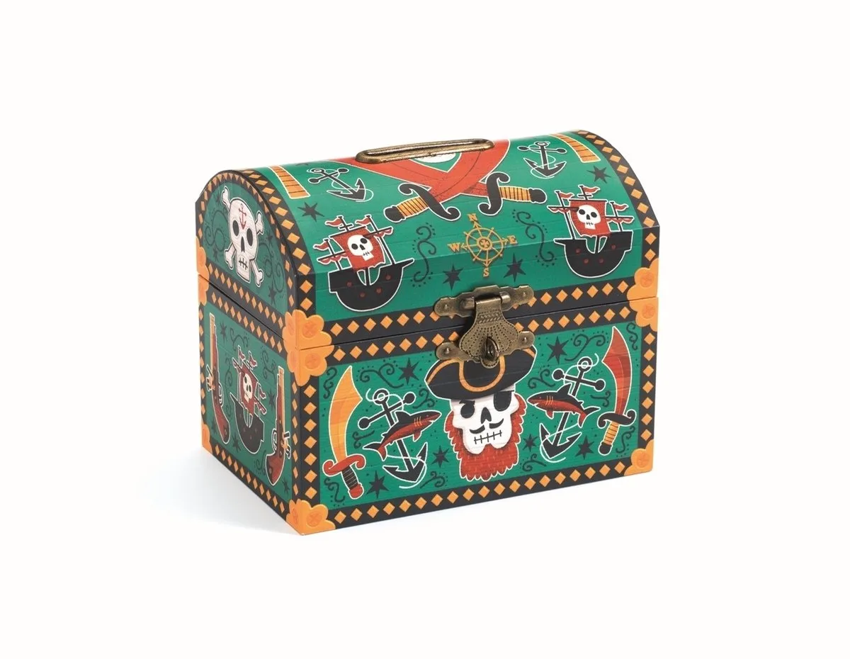 spaarpot pirate birds von Djeco in Mehrfarbig – Produktfoto