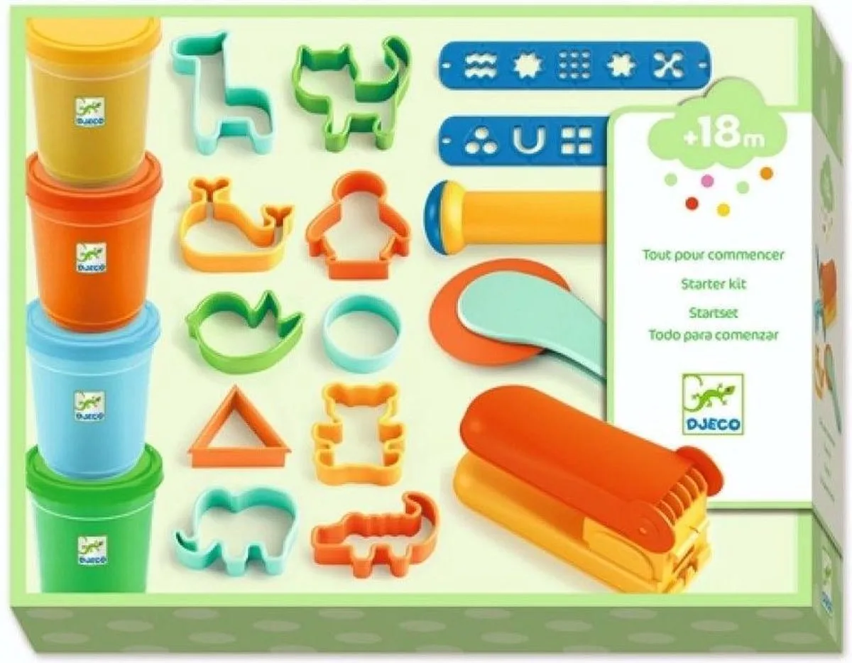 Starterskit Boetseerklei - 18m+ by Djeco in Multicolour – product photo
