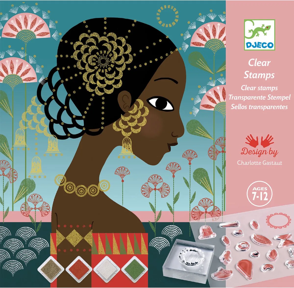stempels Patterns and Decorations fra Djeco i Flerfarvet – produktbillede