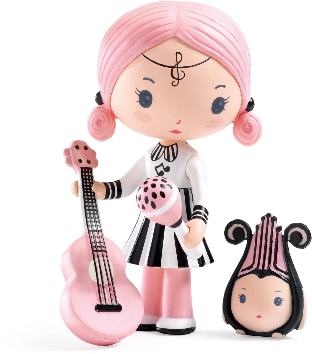 tinyly speelfiguur Sidonie & Zick - poppen speelgoed. van Djeco in Meerkleurig – productfoto