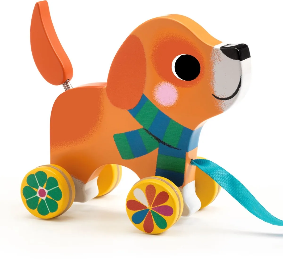 trekfiguur hondje Lou by Djeco in Multicolour – product photo