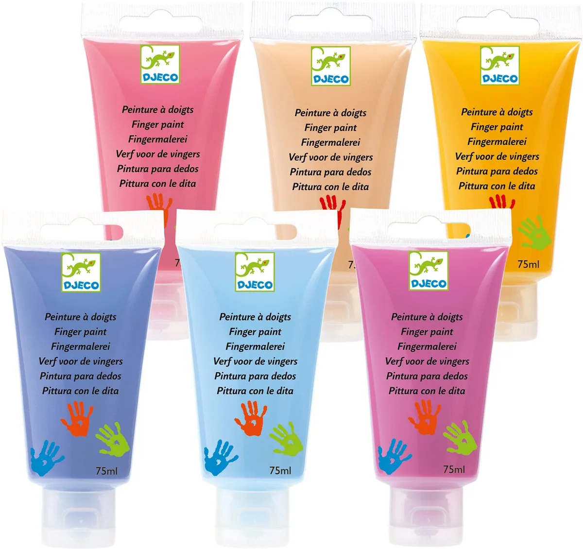 Vingerverf | Pastels fra Djeco i Flerfarvet – produktbillede
