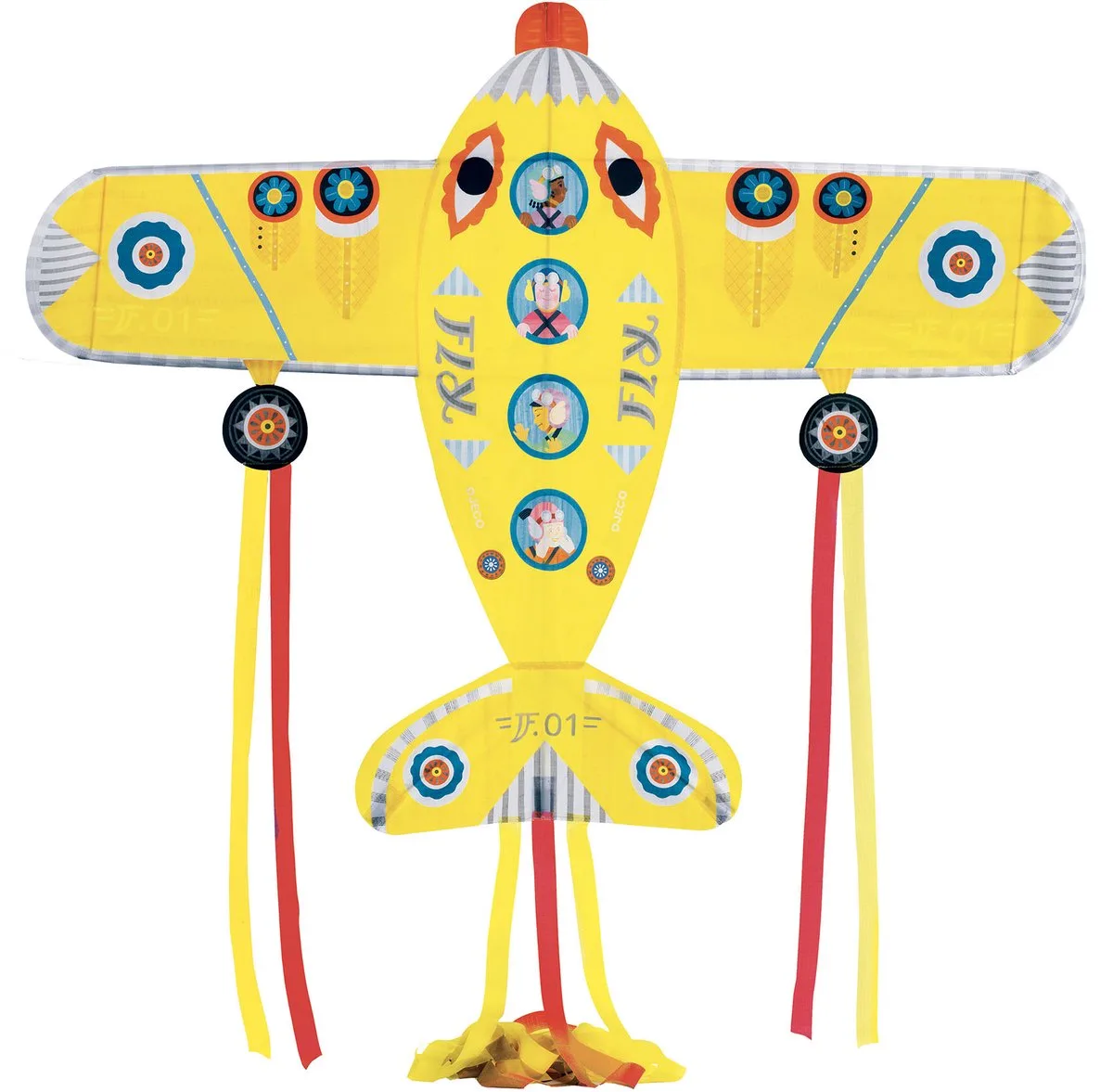 vlieger Maxi Plane de Djeco en Multicolore – photo du produit