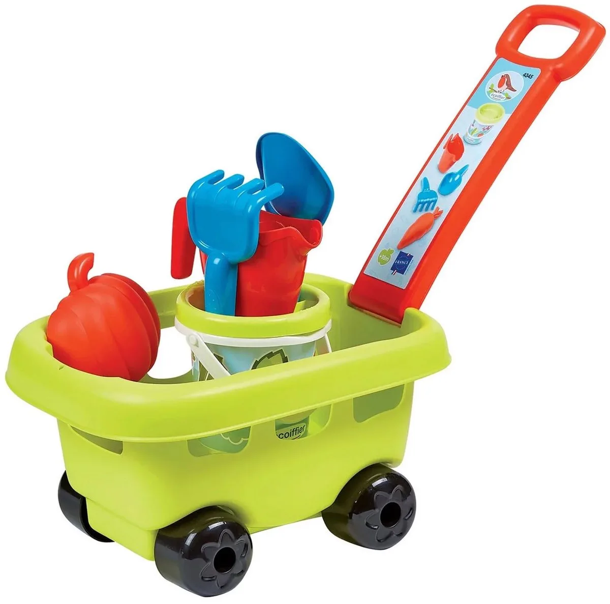 Bolderkar met Accessoires von Écoiffier in Mehrfarbig – Produktfoto
