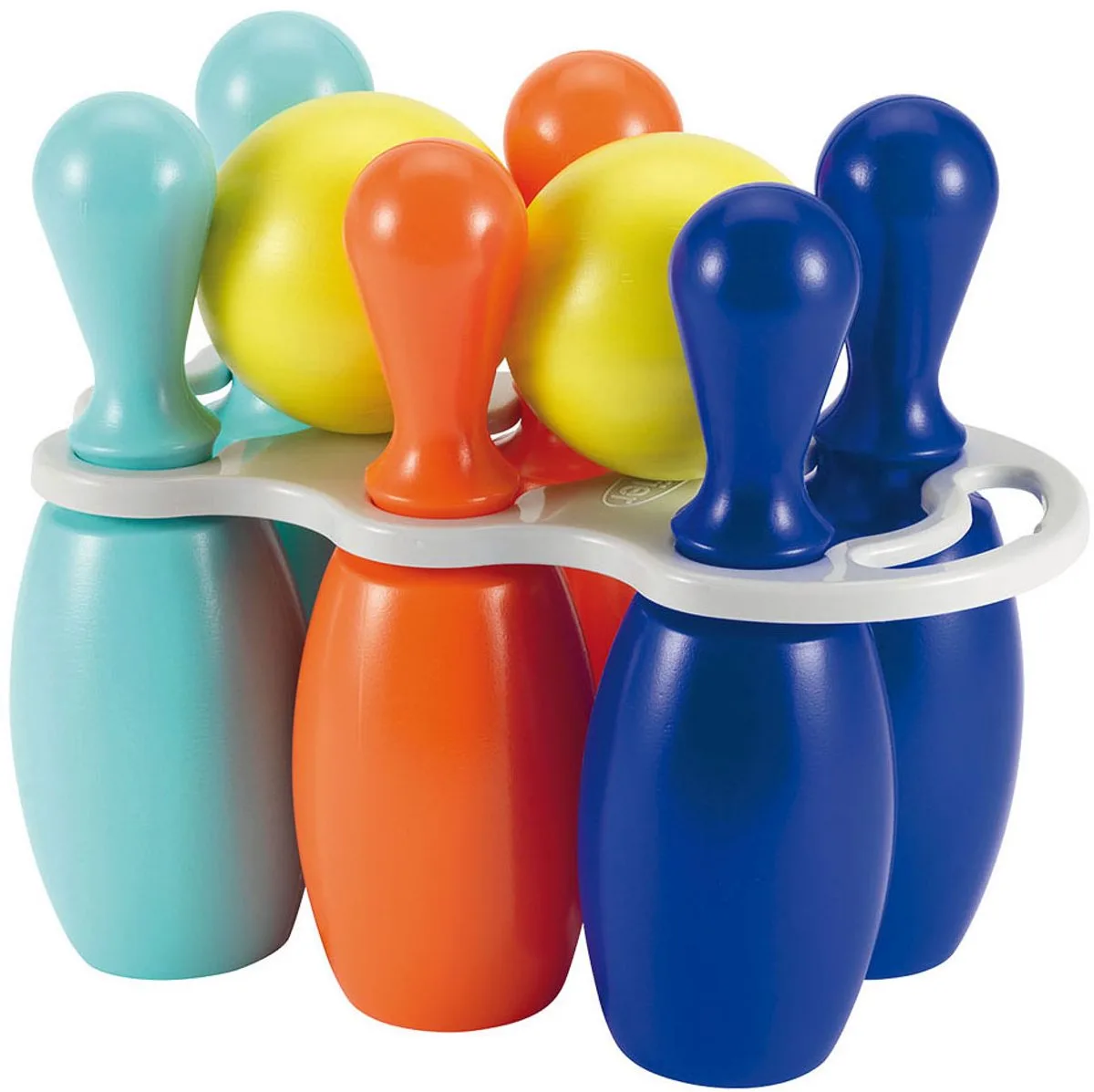 Bowlingset met 2 Ballen - 8dlg. fra Écoiffier i Flerfarvet – produktbillede