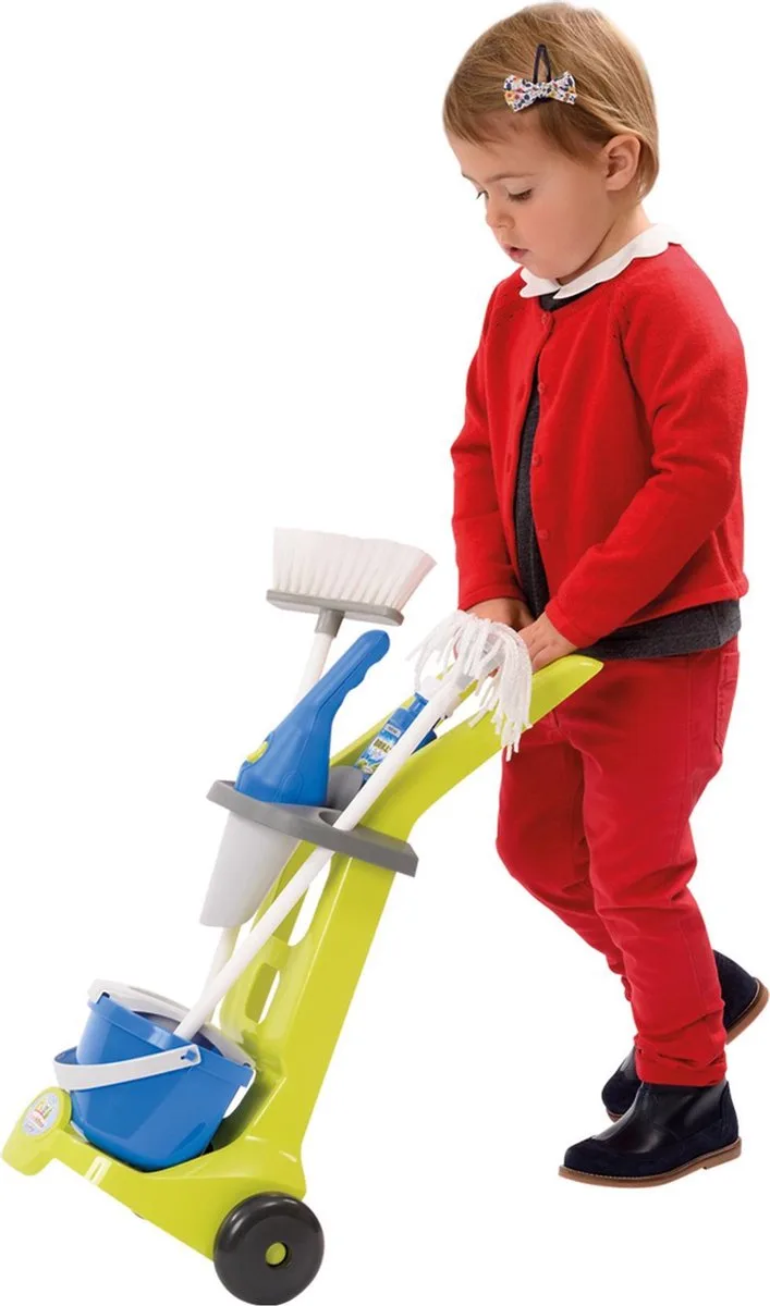 Clean Home Schoonmaakkar van Écoiffier in Groen – productfoto