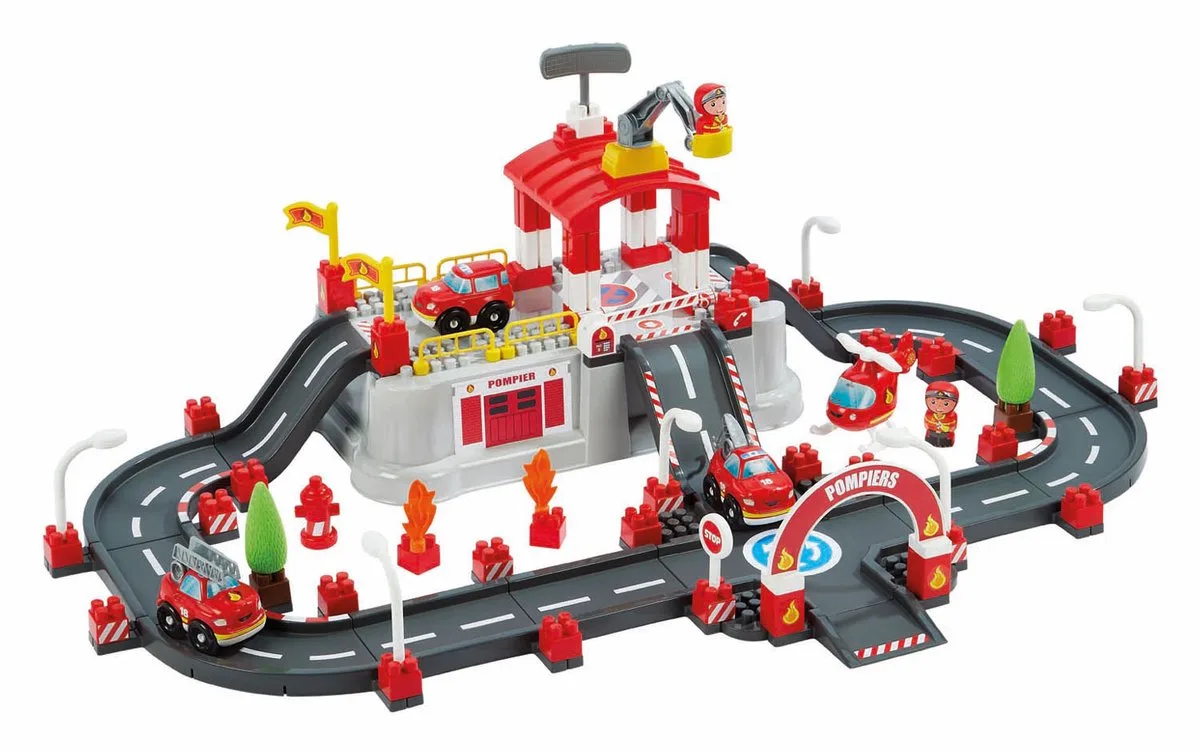 Abrick Baril circuit pompiers de Écoiffier en Multicolore – photo du produit