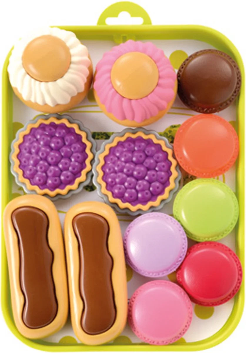 Dienblad met Koekjes de Écoiffier en Multicolore – photo du produit