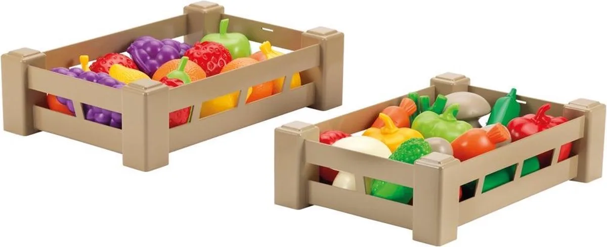 Ecoiffier 100% Chef Fruit of Groenten in Kratje de Écoiffier en Vert – photo du produit
