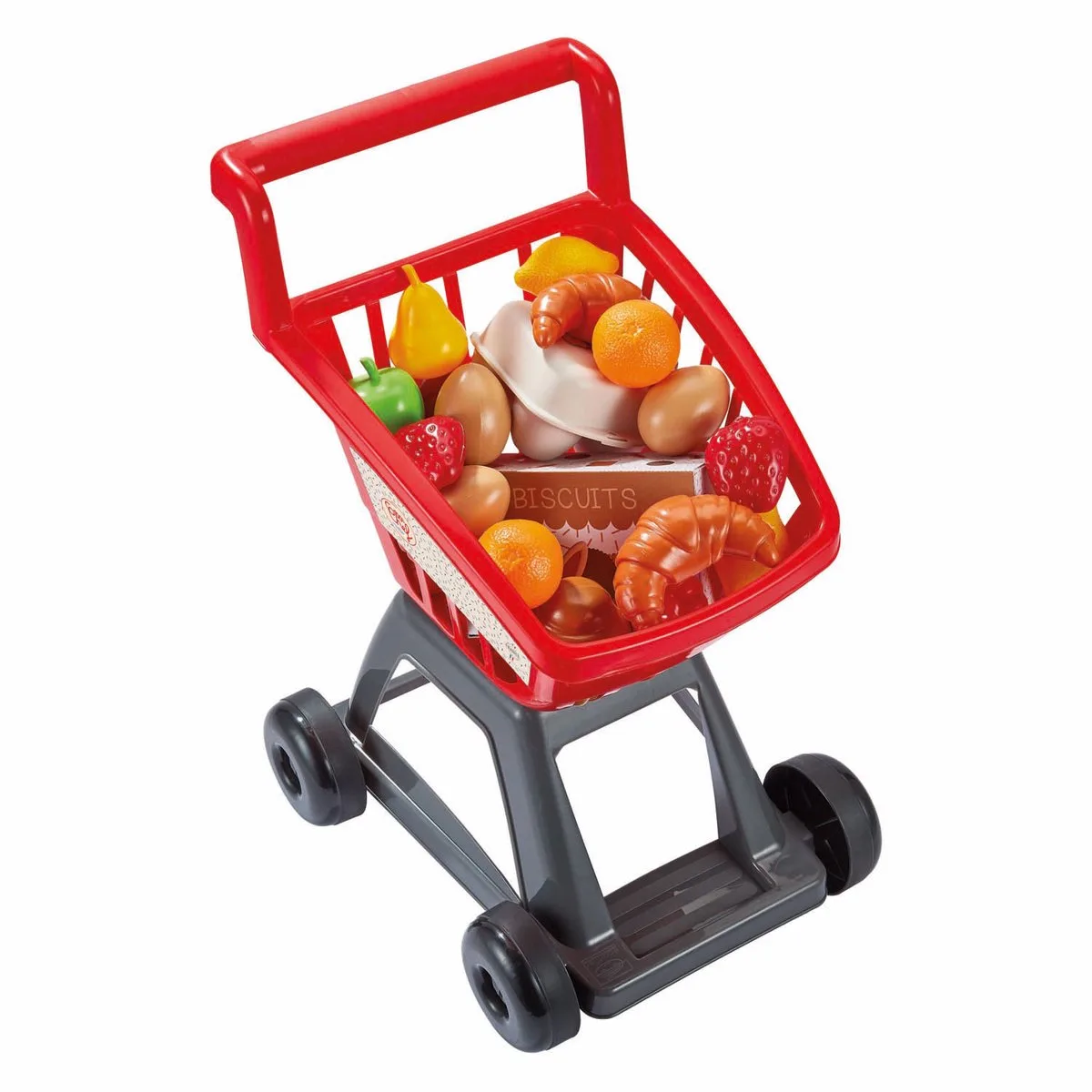 Ecoiffier 100% Chef Winkelwagen met Boodschappen by Écoiffier in Multicolour – product photo