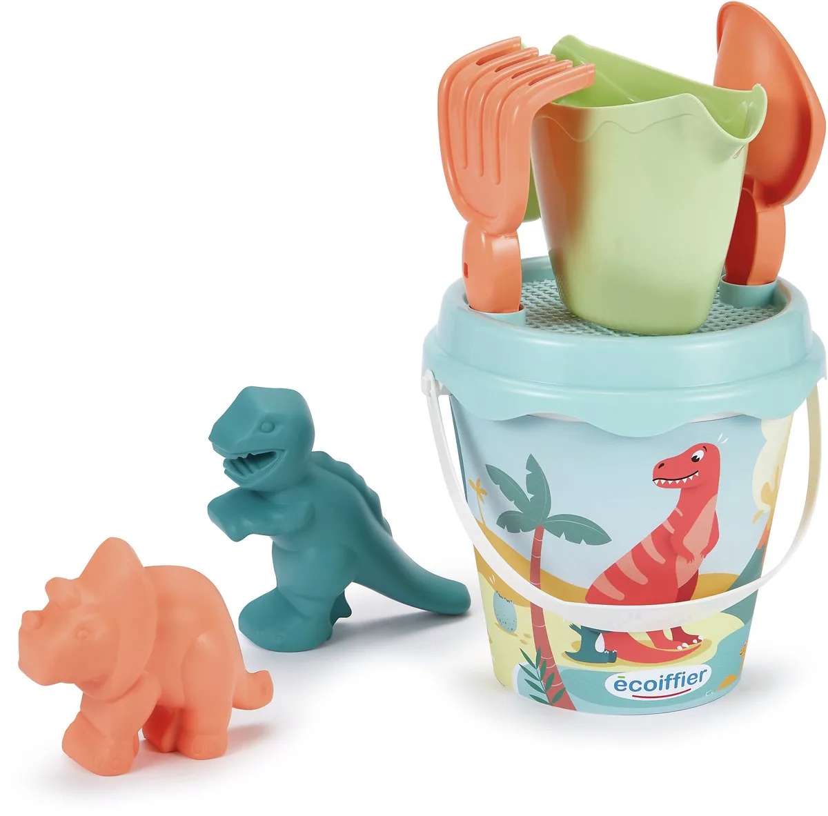 Emmerset Dinosaurus - 7dlg. von Écoiffier in Mehrfarbig – Produktfoto