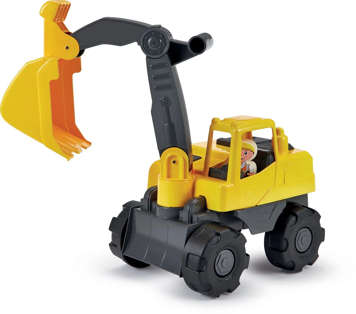 Graafmachine met Speelfiguur - 35,5cm de Écoiffier en Jaune – photo du produit