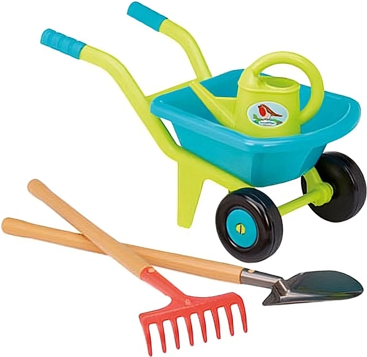 Kruiwagen met Tuingereedschap - 4dlg. de Écoiffier en Multicolore – photo du produit