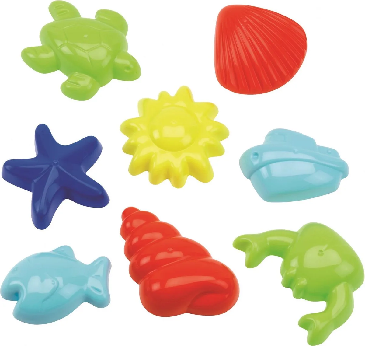 Underwater World Sand Shapes 8pcs von Écoiffier in Mehrfarbig – Produktfoto