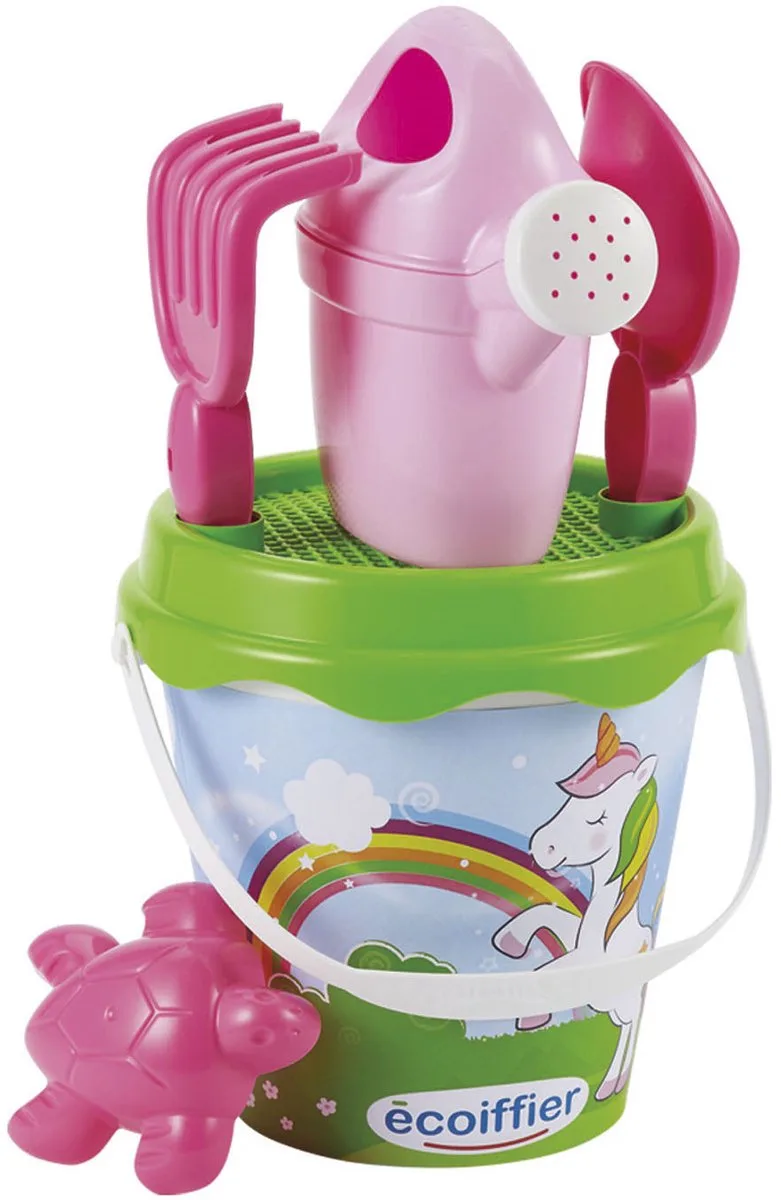 Ecoiffier 17 cm Unicorn Bucket Garnished von Écoiffier in Mehrfarbig – Produktfoto