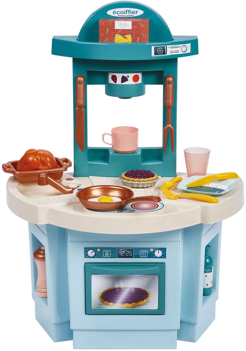 Vert Azur Mijn Eerste Keuken - 18dlg. från Écoiffier i Flerfärgad – produktbild