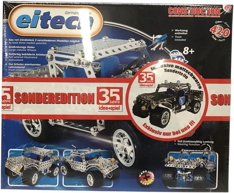 Constructie - Bouwdoos - Jeep's C 09 de Eitech en Zilver – photo du produit