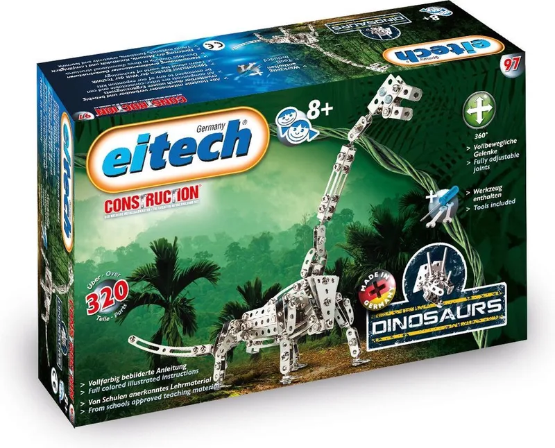 Constructie - Dinosaurus - Brachi by Eitech in Zilvergrijs – product photo