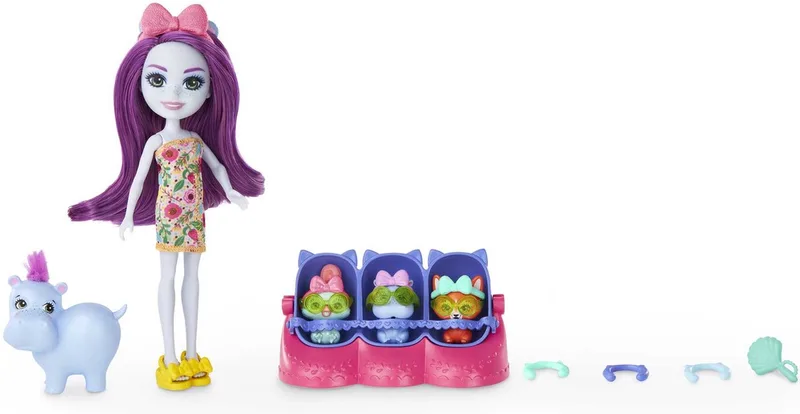 Baby Best Friends - Hedda Hippo & Lake - Pop van Enchantimals in Hedda Hippo & Lake – productfoto