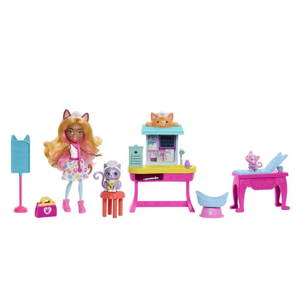 City Tails Carlin Katteklinik Dukke fra Enchantimals – produktbillede