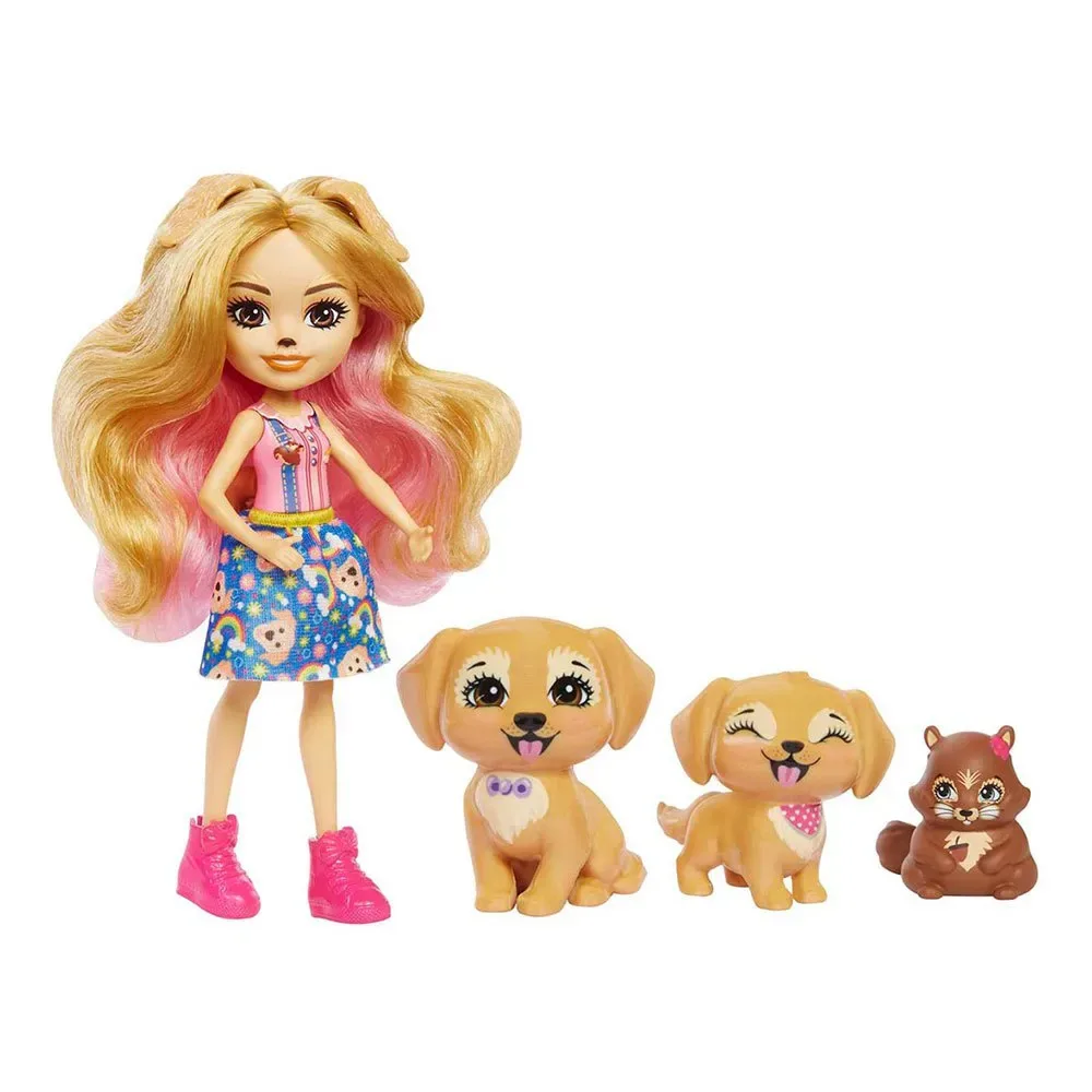 City Tails Gerika Golden Retriever Puppe von Enchantimals – Produktfoto