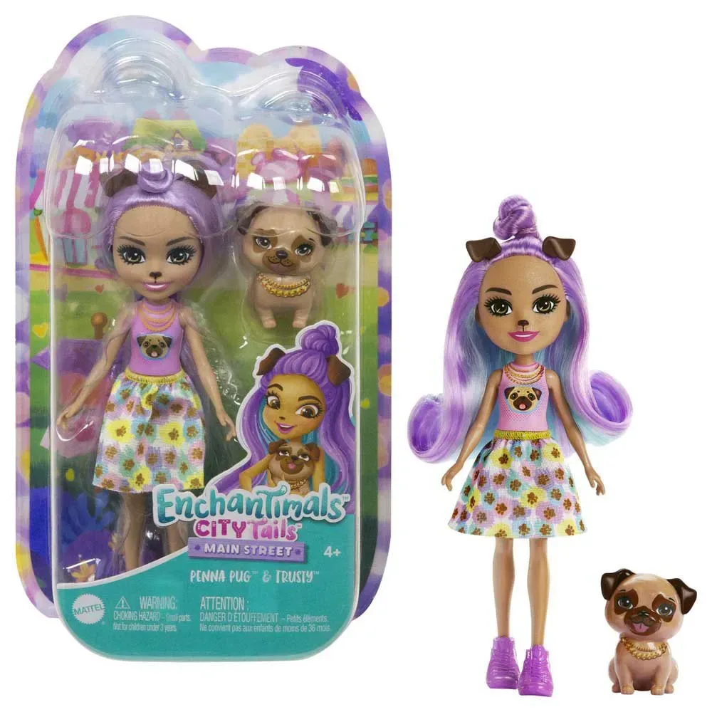 City Tails Penna Pug Dukke fra Enchantimals – produktbillede