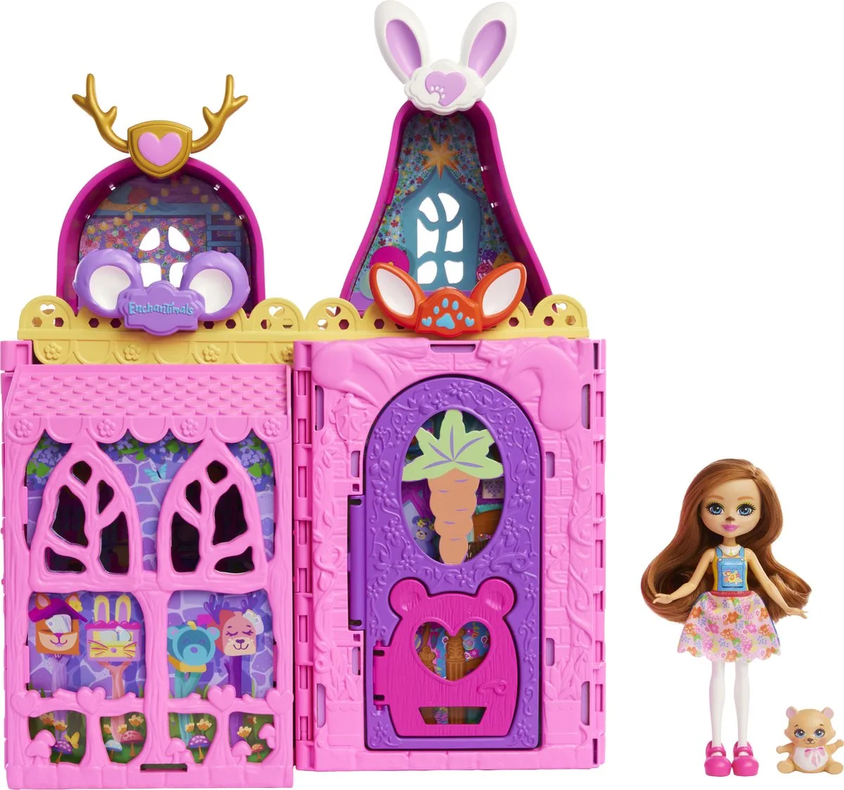Huis Vol Vrolijke Vrienden - Speelset de Enchantimals en Multicolore – photo du produit