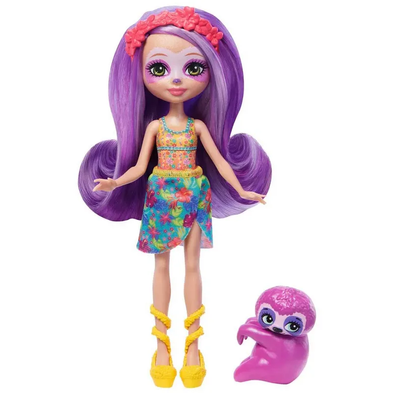 Sunshine Island Met Luiaardhuisdier Minidoll by Enchantimals – product photo