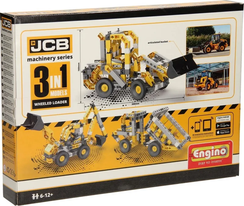 JCB - Graafmachines, 3in1 de Engino – photo du produit