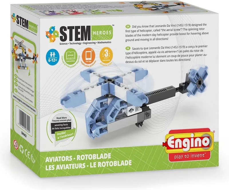 Stem Heroes Rotorblade by Engino in Blue – product photo