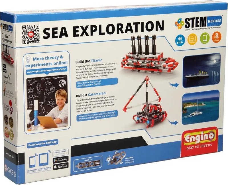 STEM Heroes - Zeeonderzoek by Engino in Multi – product photo