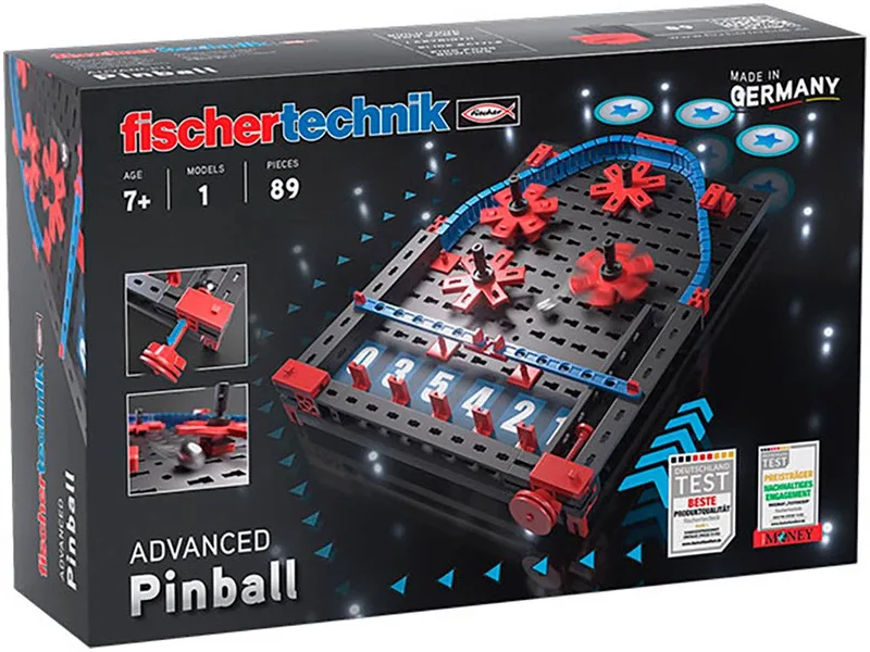Advanced Pinball Konstruktions-Spielset, (89 St) fra fischertechnik i Bunt – produktbillede