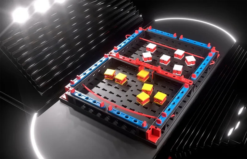 Advanced Slide Battle Konstruktions-Spielset, (102 St) by fischertechnik in Multicolour – product photo 2 of 5