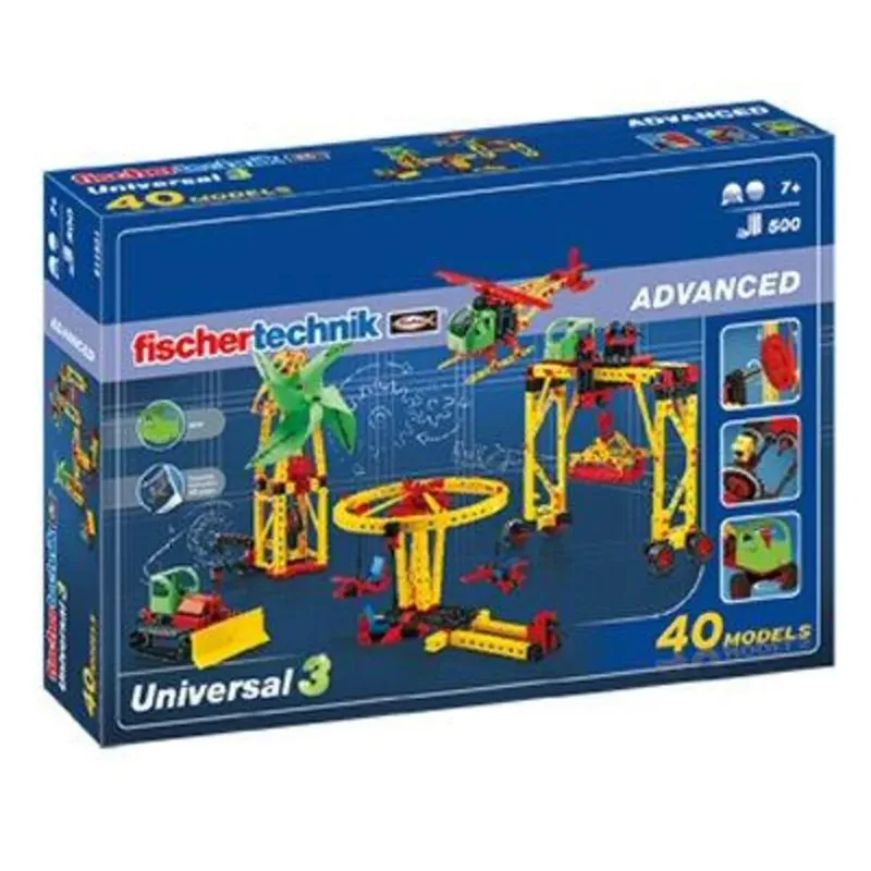 Einsteigerbaukasten mit Anleitung für 40 Modelle by fischertechnik – product photo