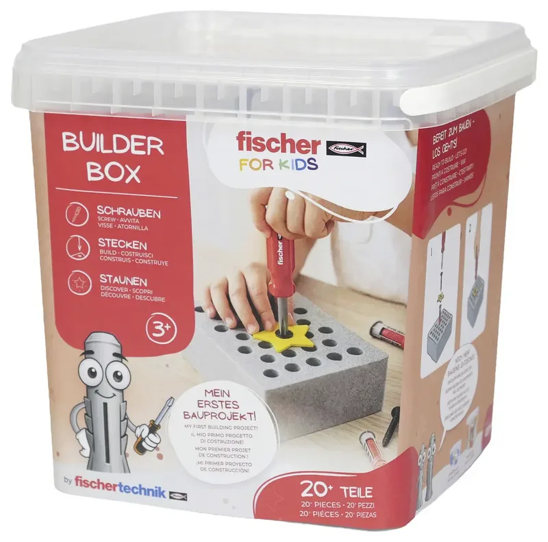 fischer for kids - Builder-Box, Konstruktionsspielzeug von fischertechnik – Produktfoto 2 von 2
