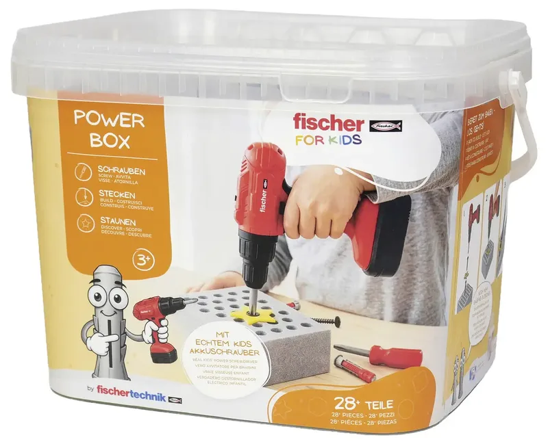 fischer for kids, Power-Box, constructiespeelgoed van fischertechnik – productfoto 2 van 2