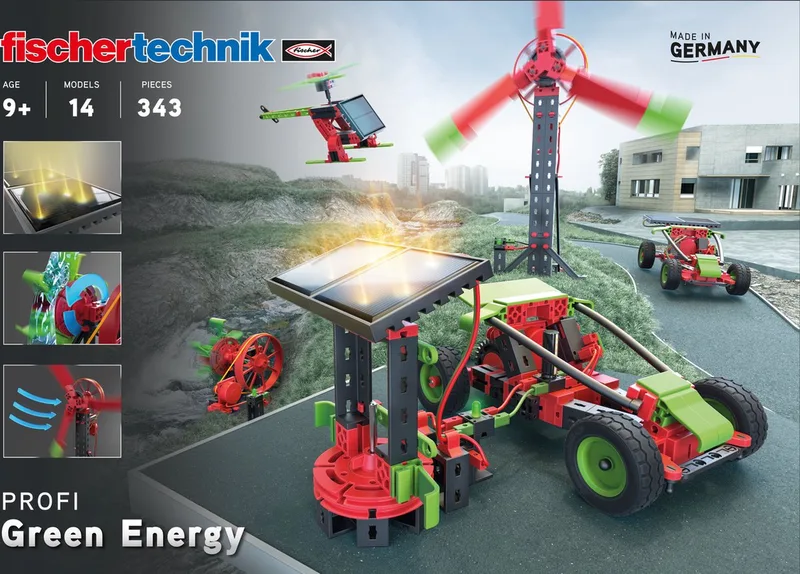 fischertechnik 559879 Green Energy Solar experimenteerkit van fischertechnik in Kleurloos – productfoto