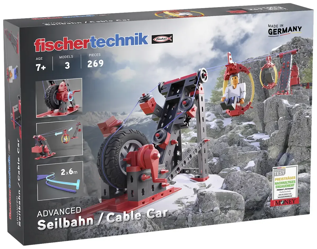 fischertechnik 564068 Seilbahn Eksperimenter Byggesæt fra 7 år fra fischertechnik – produktbillede