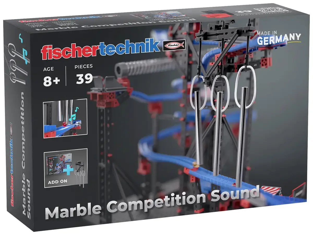 fischertechnik 571899 Marble Competition Sound Experimenten Bouwpakket Vanaf 8 jaar fra fischertechnik – produktbillede