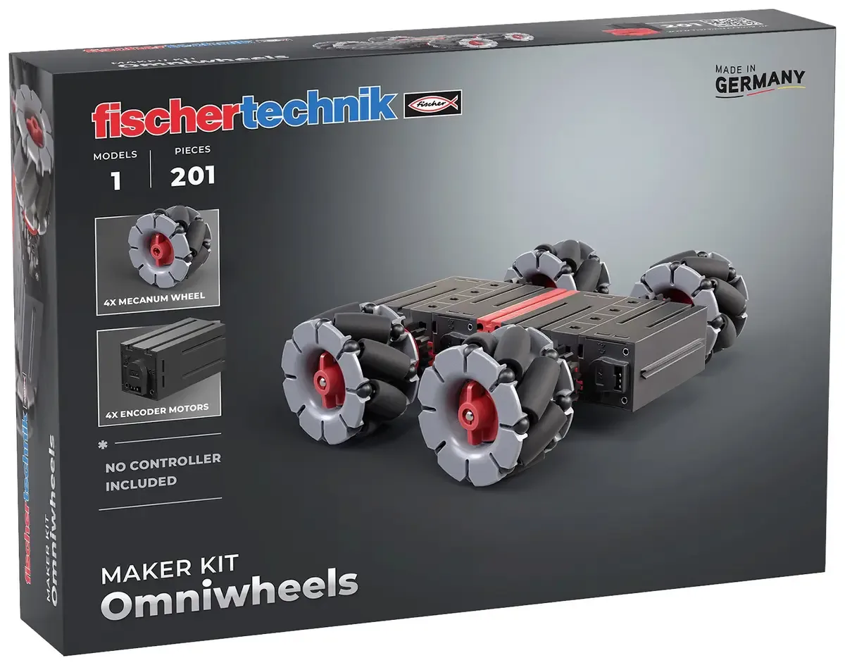 fischertechnik 571901 Maker Kit Omniwheels Roboter Bausatz ab 14 Jahre von fischertechnik – Produktfoto