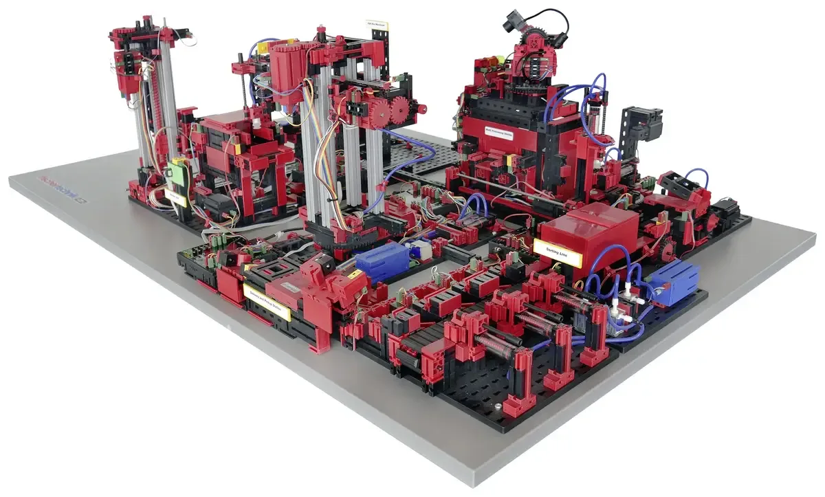 Trainings- en simulatiemodel Training Factory Industry 4.0, 9V V2 by fischertechnik – product photo