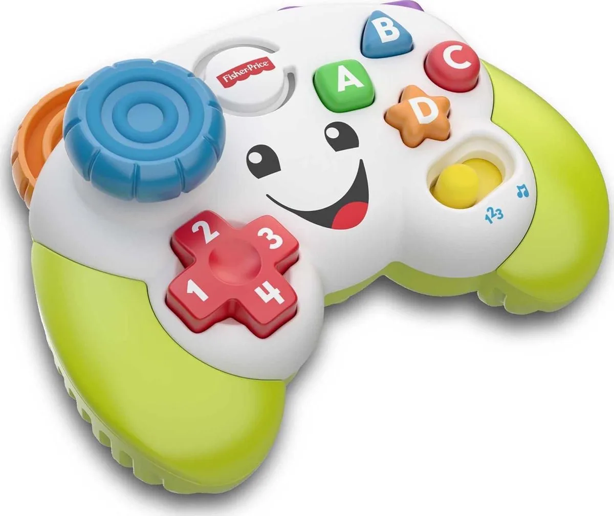 babies toys- Muzikale gamepad en leerjoystick, vanaf 6 maanden, Franse taal by Fisher-Price in Multicolour – product photo