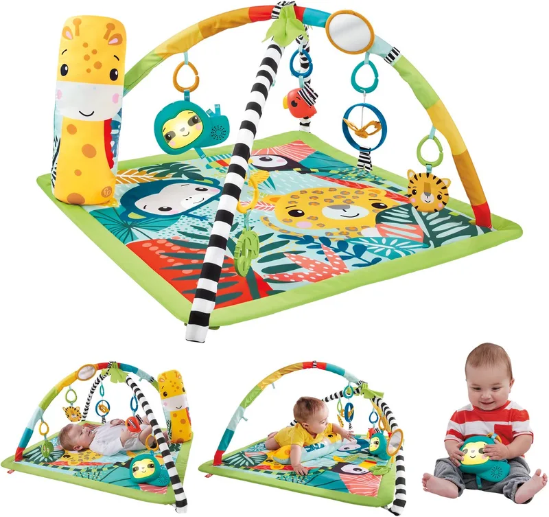 Baby Gym 3 in 1 - Baby speelgoed - 0 tot 6 maanden by Fisher-Price in Jungle – product photo