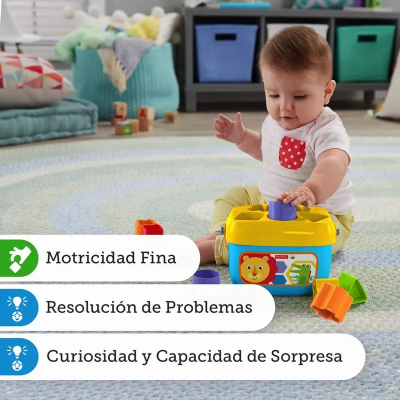 Baby's Eerste Blokken - Blokkendoos van Fisher-Price in Meerkleurig – productfoto 5 van 5